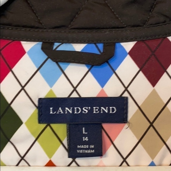 LANDS’ End Quilted Jacket - Picture 5 of 8